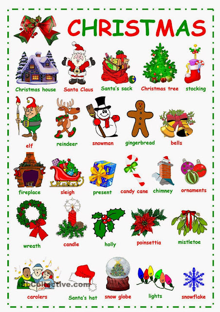 English is fun! Christmas Words