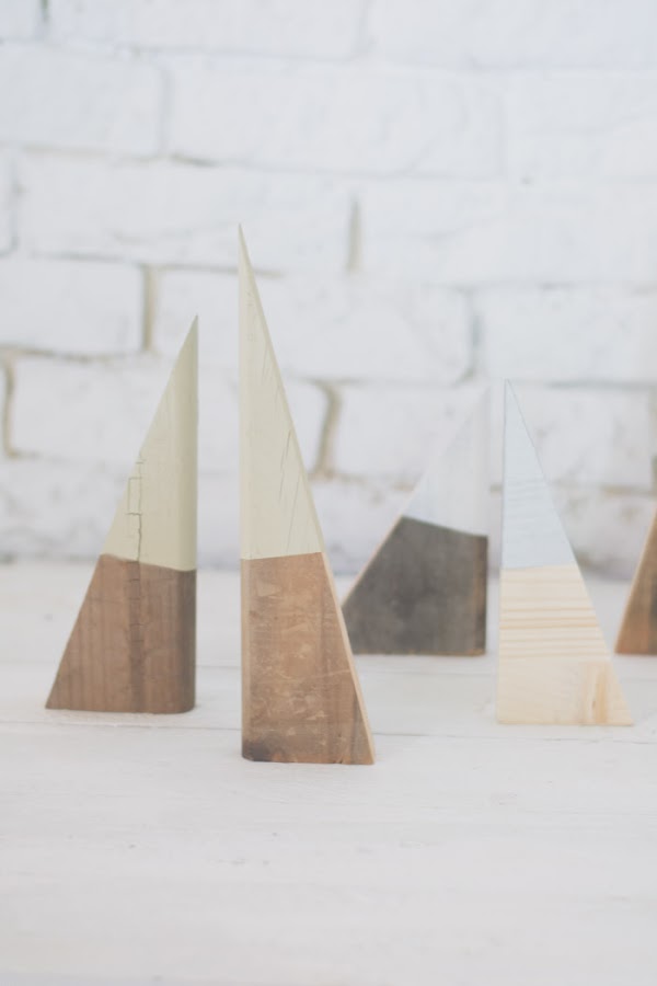 Árboles de madera diy