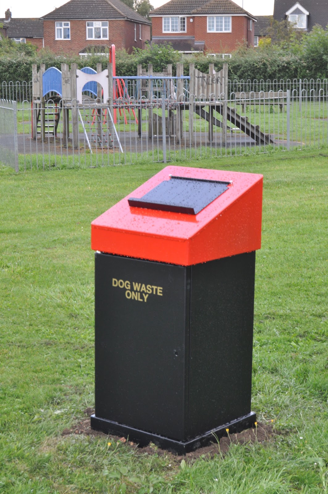 It happens in Cranfield Dog waste bins