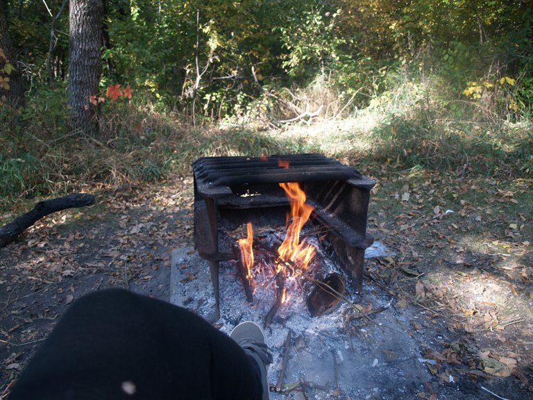 Us. Little Yellowstone Park, ND.