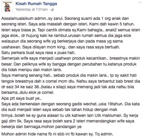DILAYAN SEPERTI RAJA NAMUN LELAKI INI NAK KAHWIN LAIN, HANYA KERANA... DILAYAN SEPERTI RAJA NAMUN LELAKI INI NAK KAHWIN LAIN, HANYA KERANA...