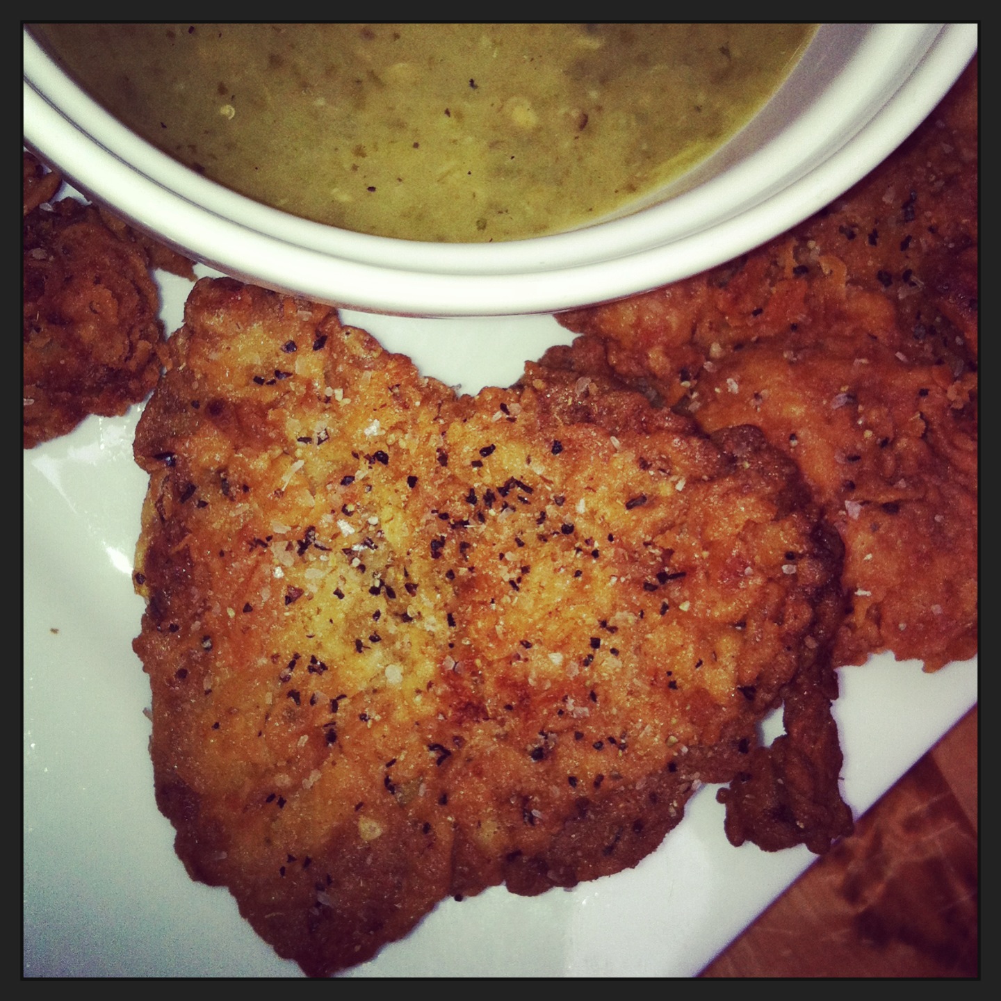 Haute + Heirloom Crispy "Chicken Fried" Chicken Skins with Homemade