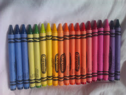 crayons rainbow order melting nails colour canvas melt kerry creative