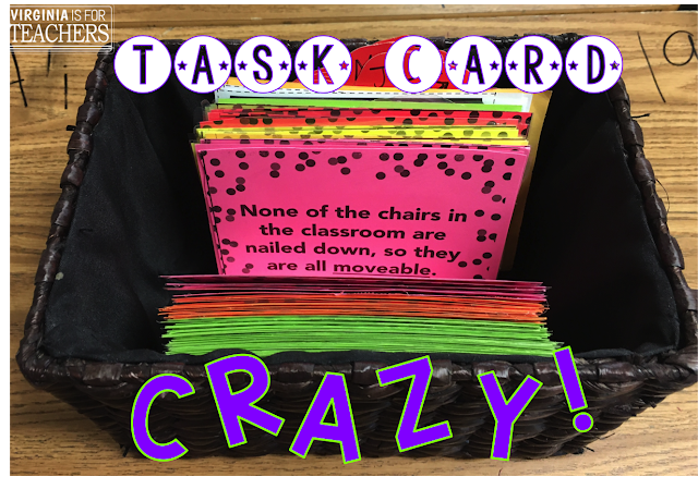 Using Task Cards in the classroom can make planning easy and engagement high. Check this post out for teaching ideas using all the task cards you've collected.