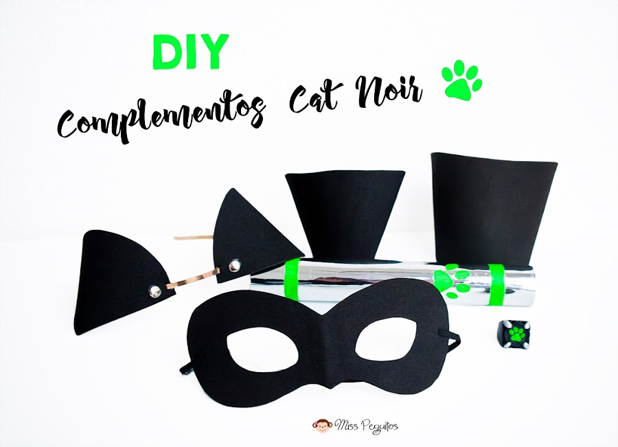 diy complementos disfraz cat noir costume complements