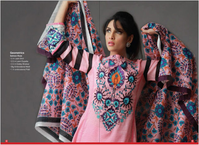 Orient Textiles Summer Stitched Lawn Suits Collection 2013 For Ladies