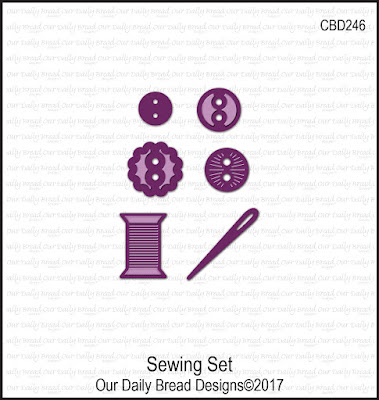 ODBD Custom Die: Sewing Set