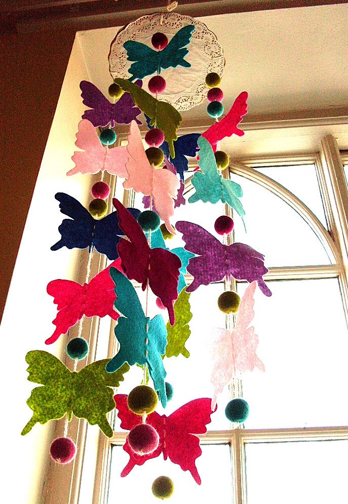 From The Heart Up. Hanging mobiles