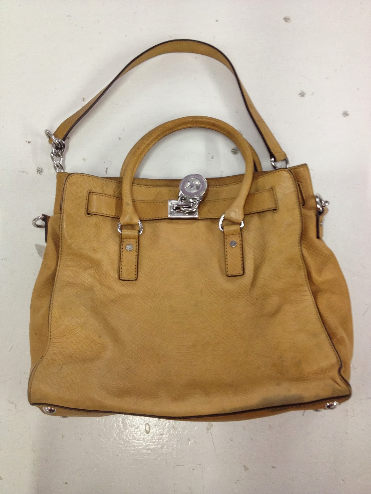 Leather Cleaning, Re-dyeing and Restoration: Michael Kors Handbag ...