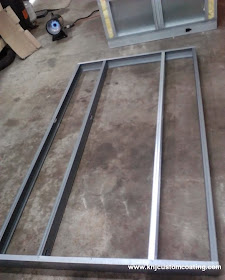 powder coating oven door frame