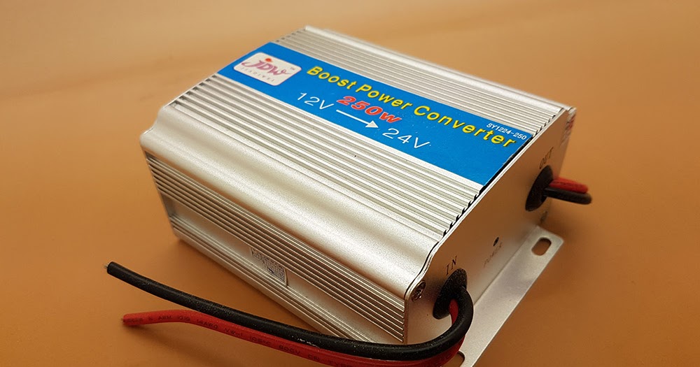 Konten Listrik Converter 12VDC to 24VDC 250 Watt