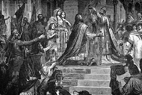Charlemagne is crowned Holy Roman Emperor