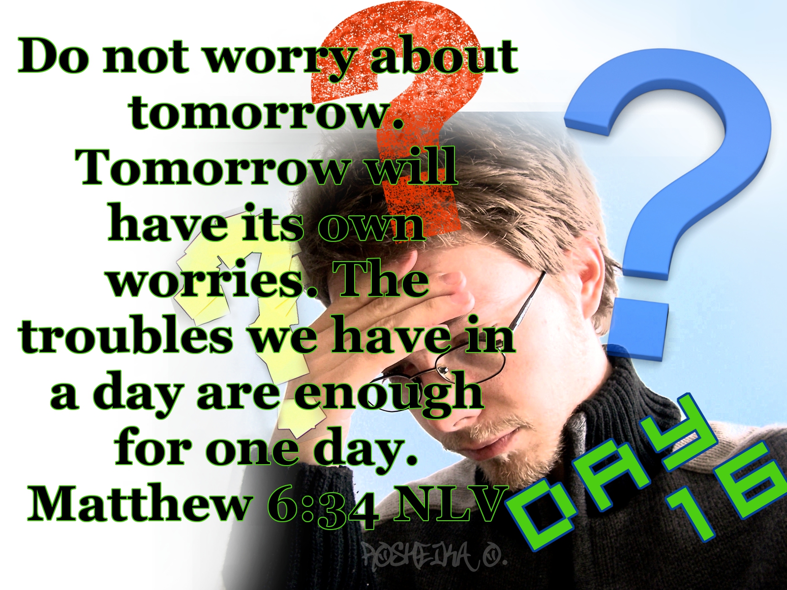 S G Designz Matthew 6 34 NLV S G Designz Matthew 6 34 NLV