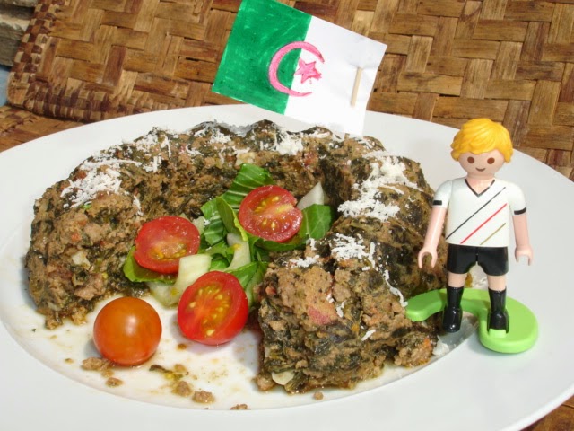 Kochbuch für Max und Moritz: Algerische Tajina mit Spinat, Lammhack ...