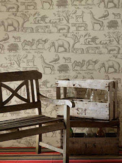 Ark Parchment Wallpaper