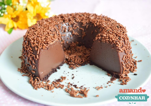 receita Brigadeirão fácil (Pudim de chocolate)