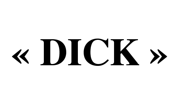 The Word Dick 112