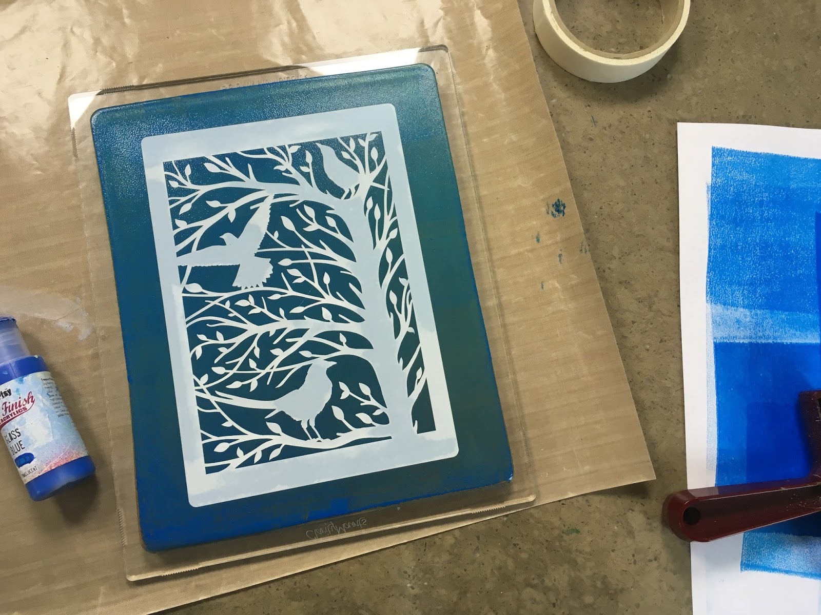 Barbara Gray's Blog. One Day at a Time. Brand new Beautiful Stencil