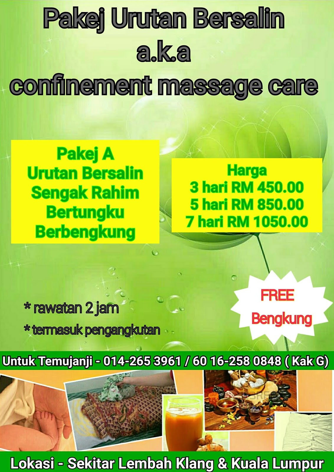 Bunda Gee Tukang Urut Tradisional Melayu dan Rawatan Urat Saraf