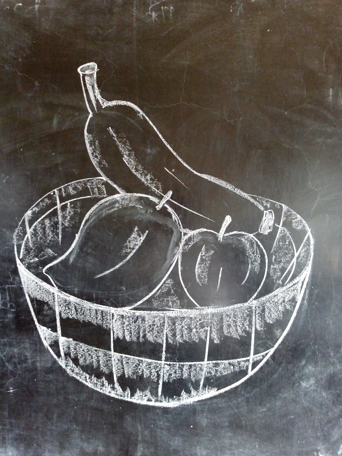 LINE DRAWING OF CHALK