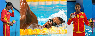 Enhamed logró tres medallas en la piscina paralímpica de Londres