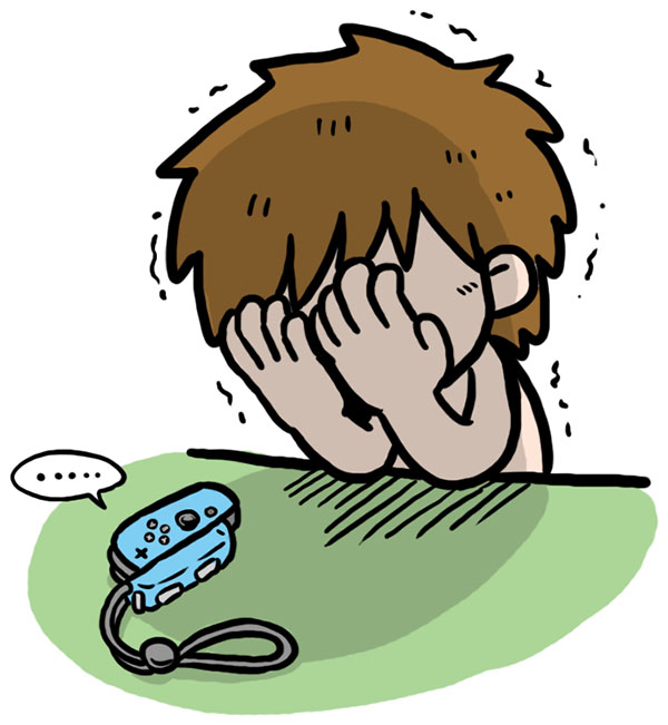 Joy-Con 腕帶裝反