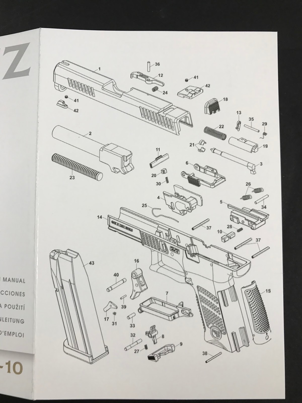 Glock 19 Gen 3 Parts Diagram Diagram Media