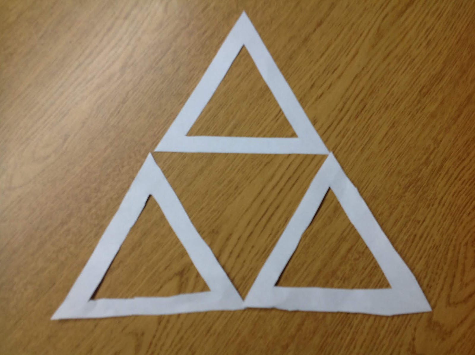Mrs. Trudo's Math What Can You Do With 3 Triangles?