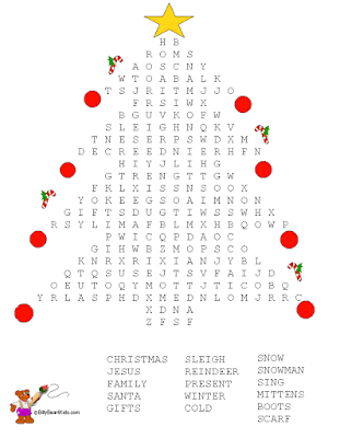 Fun Christmas Word Search Printable For Kids 7