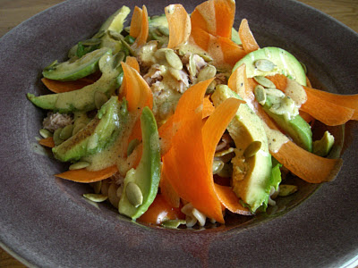 pumpafr%25C3%25B6n+p%25C3%25A5+pastasallad+med+tonfisk+och+senapsvin%25C3%25A4grett - Älskade pumpafrön