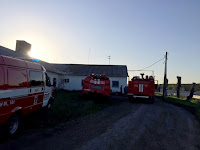(ФОТО)Пожар на территории животноводческого хозяйства в селе Курьи