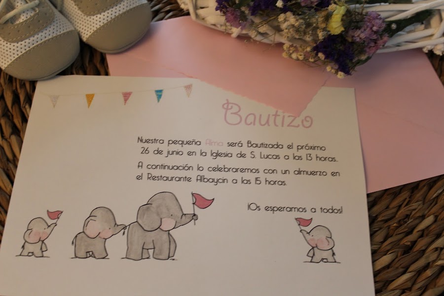 invitaciones para bautizo