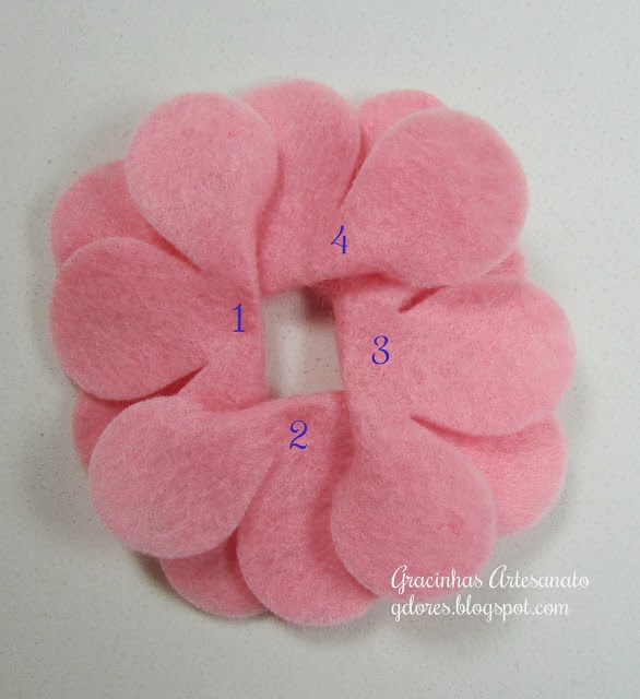 Tutorial dan pola bunga dari kain flanel Belajar Kreasi