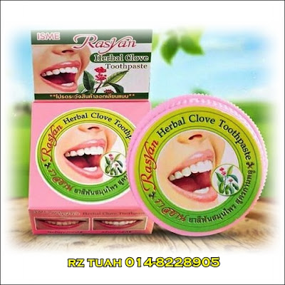 Rasyan Herbal Clove Toothpaste (Ubat Gigi Herba) - Rz Tuah Ent