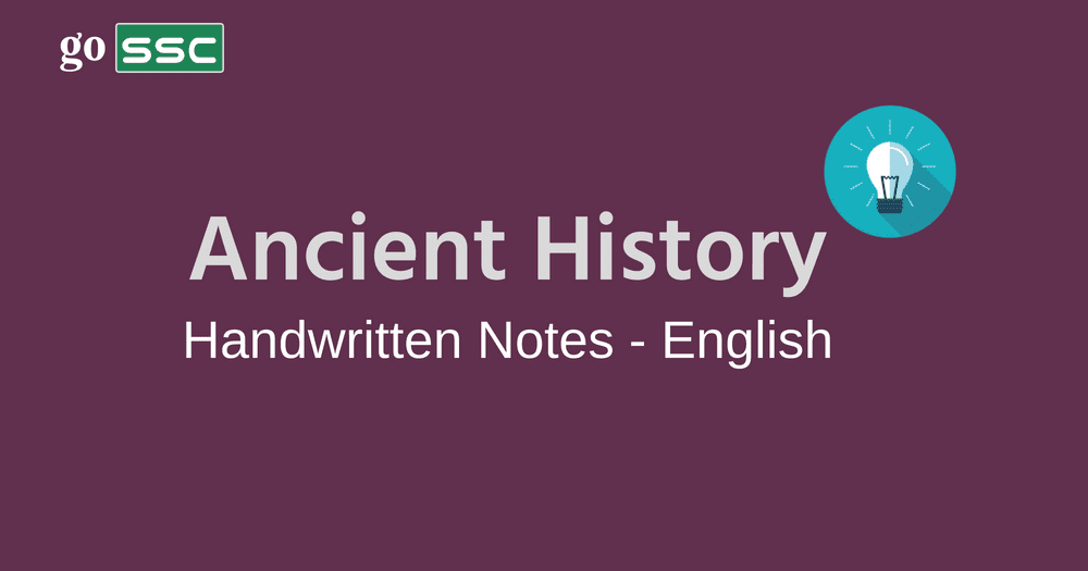 Download Handwritten Ancient History Notes In English