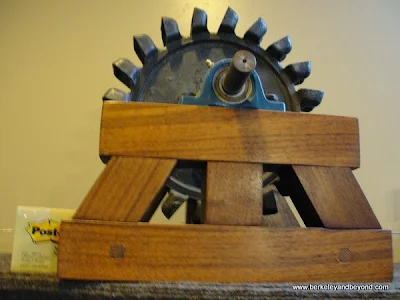 small Pelton Wheel at Miners Foundry Cultural Center in Nevada City, California