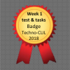Digital badge for participating in Techno-CLIL 2018