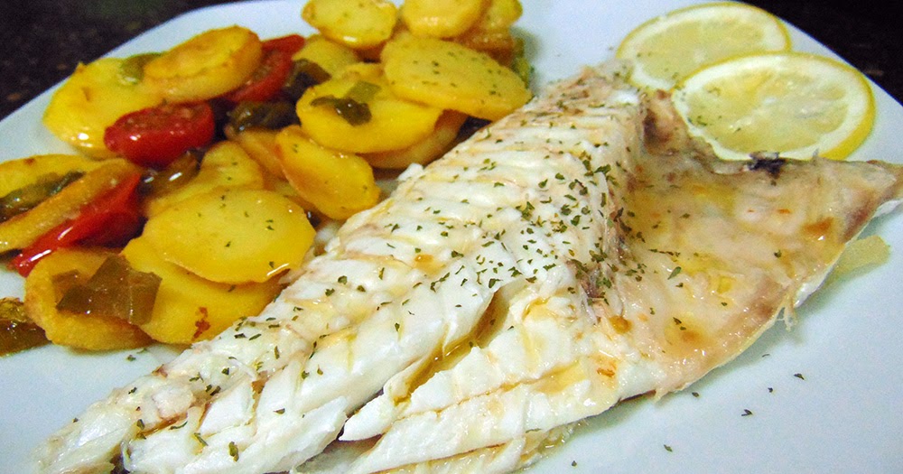 PESCADO AL HORNO FÁCIL PARGO CON GUARNICIÓN DE PATATAS ¡¡A COCINEAR PESCADO AL HORNO FÁCIL PARGO CON GUARNICIÓN DE PATATAS ¡¡A COCINEAR