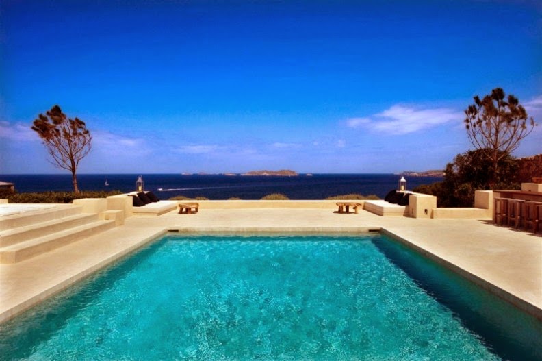 villa de lujo en Ibiza piscina