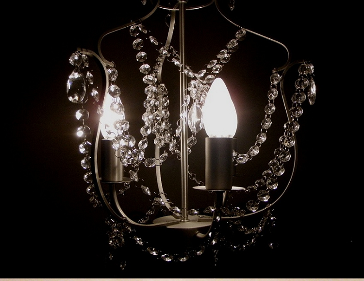 S H O P ikea kristaller 3armed chandelier