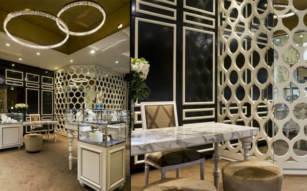 interior design of jewellery shop