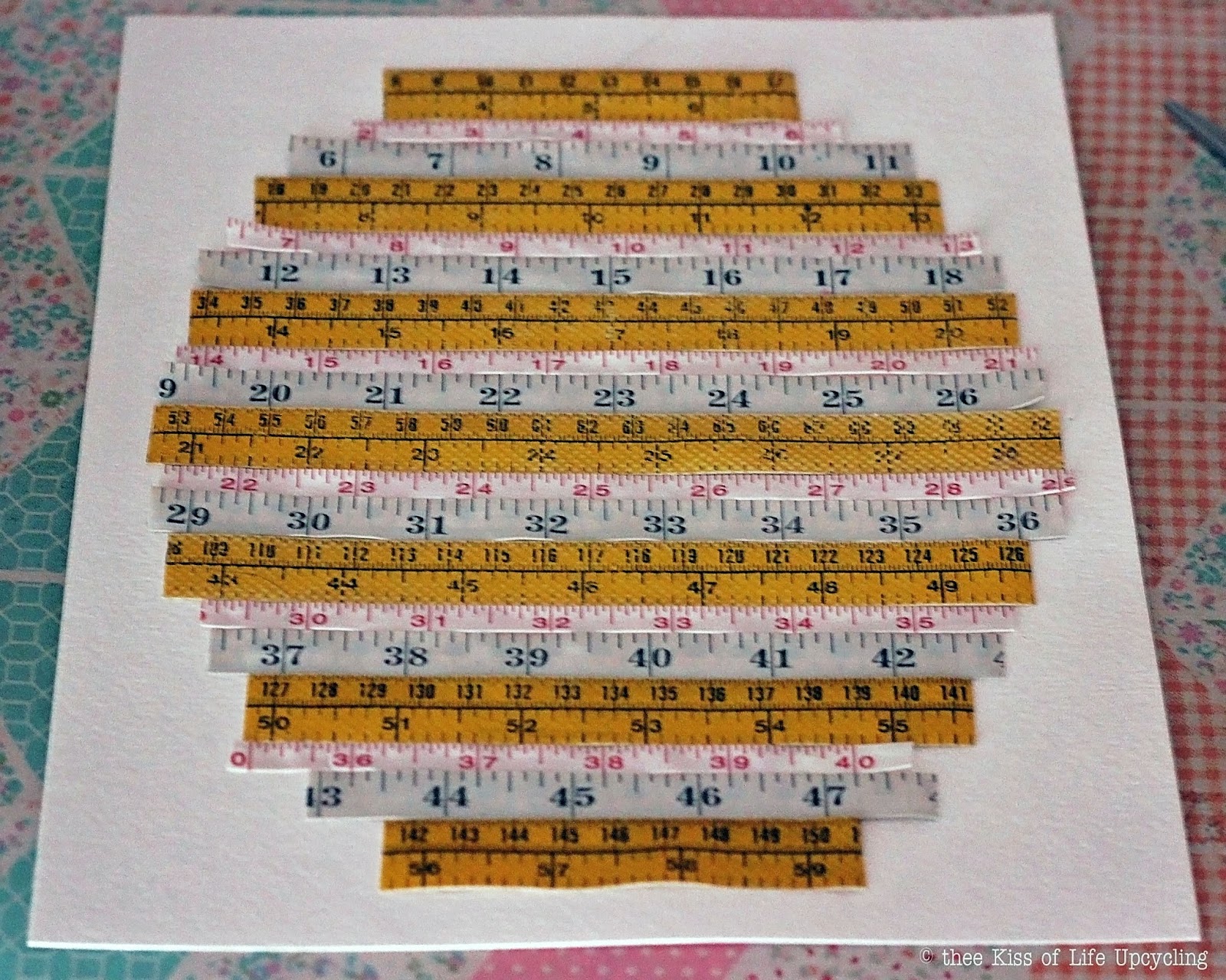 Tape Measure Fabric, Wallpaper and Home Decor