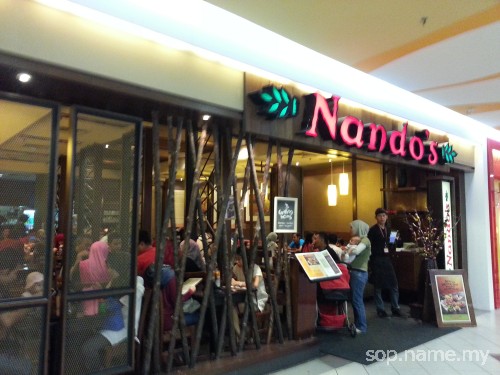 Restoran Nando's Jaya Jusco Wangsa Maju