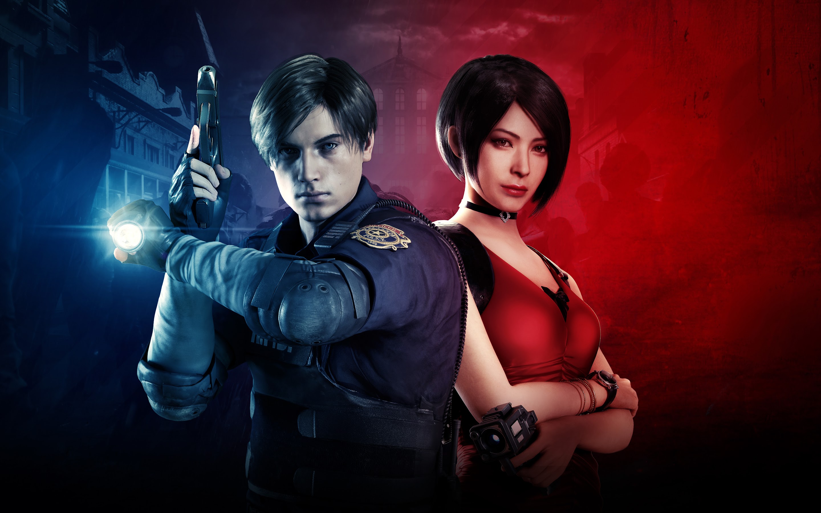 Leon S. Kennedy, Ada Wong, Resident Evil 2, 8K, #7 Wallpaper PC Desktop