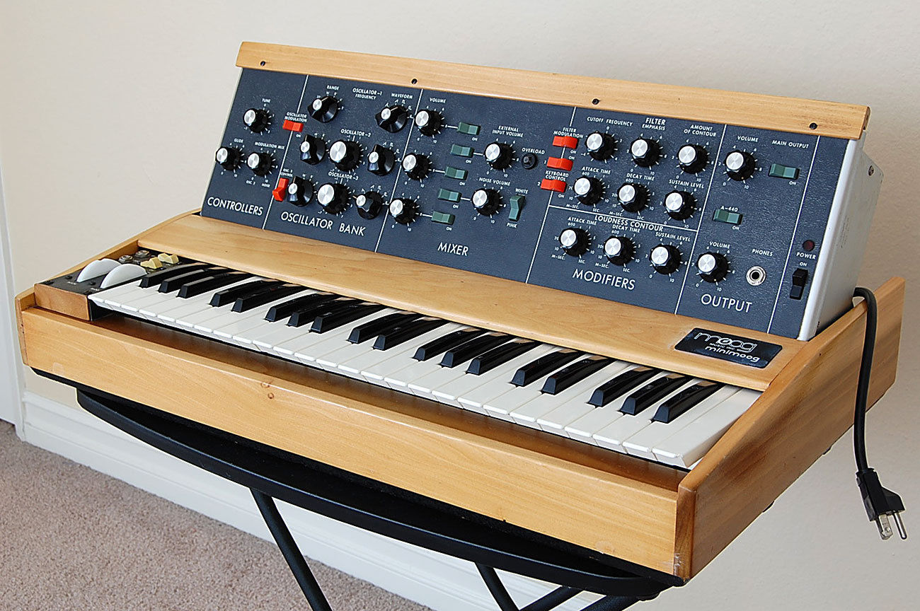 MATRIXSYNTH Original Vintage Moog Minimoog Model D with MIDI