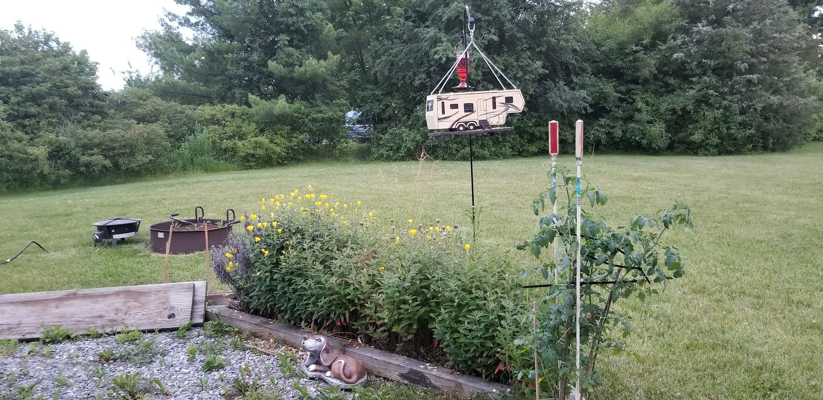 Rambling RV Rat Volunteering at Button Bay State Park, Ferrisburgh