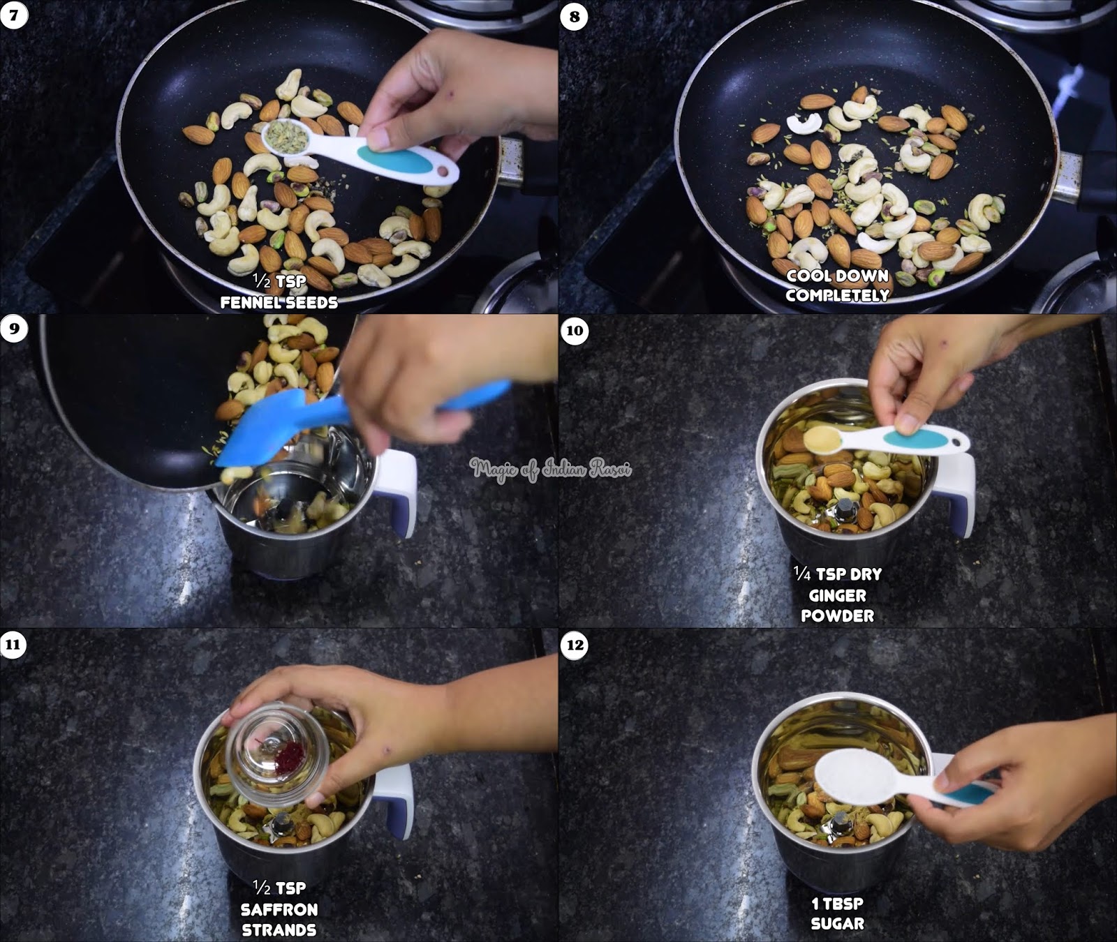 Milk Masala Powder Recipe - दूध मसाला पाउडर रेसिपी - Priya R - Magic of Indian Rasoi