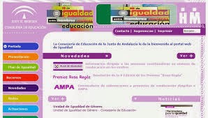Portal web de Igualdad de La Consejería de Educación de la Junta de Andalucía