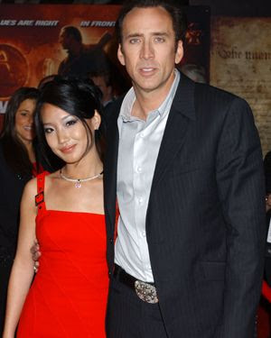 Nicolas Cage with Wife