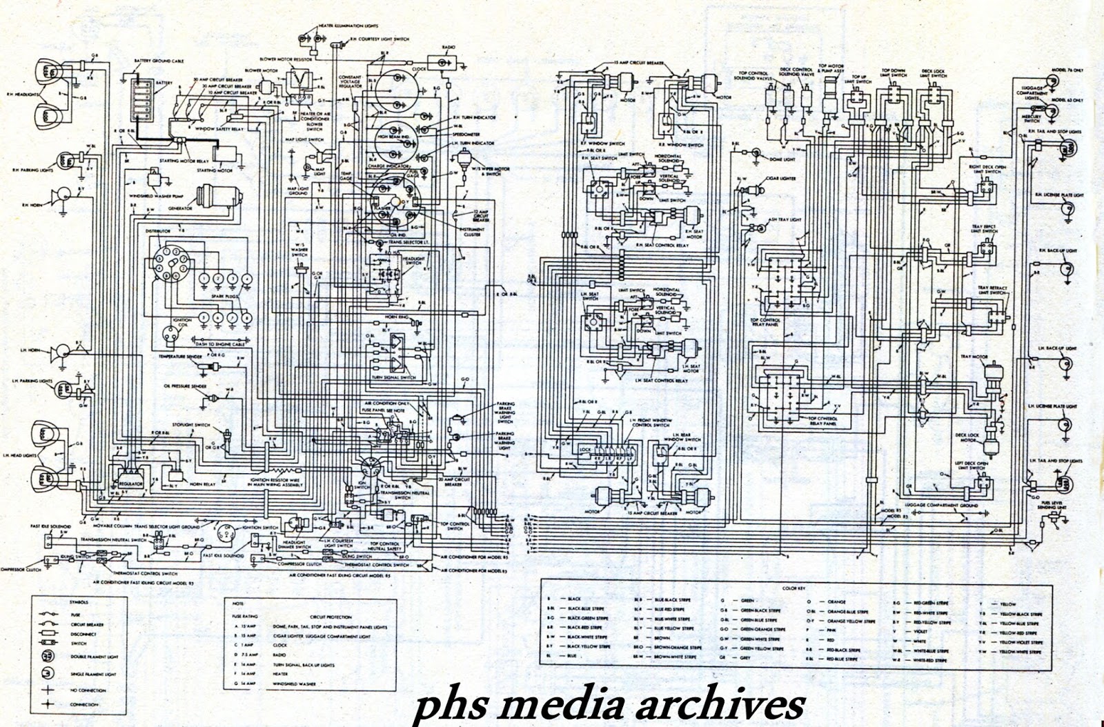 64 Fuse Box Diagram Vintage Thunderbird Club International